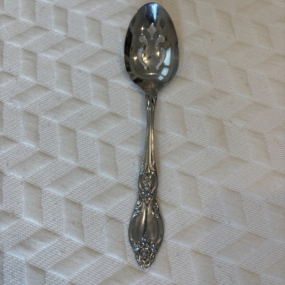 Oneida FREDERICK II 8.5 Serving Spoons (3) Stainless Heirloom Glossy Silverware - Picture 4 of 9